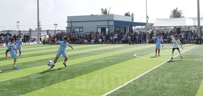 Khai mạc Giải bóng đá U10 năm 2023 huyện Bình Giang